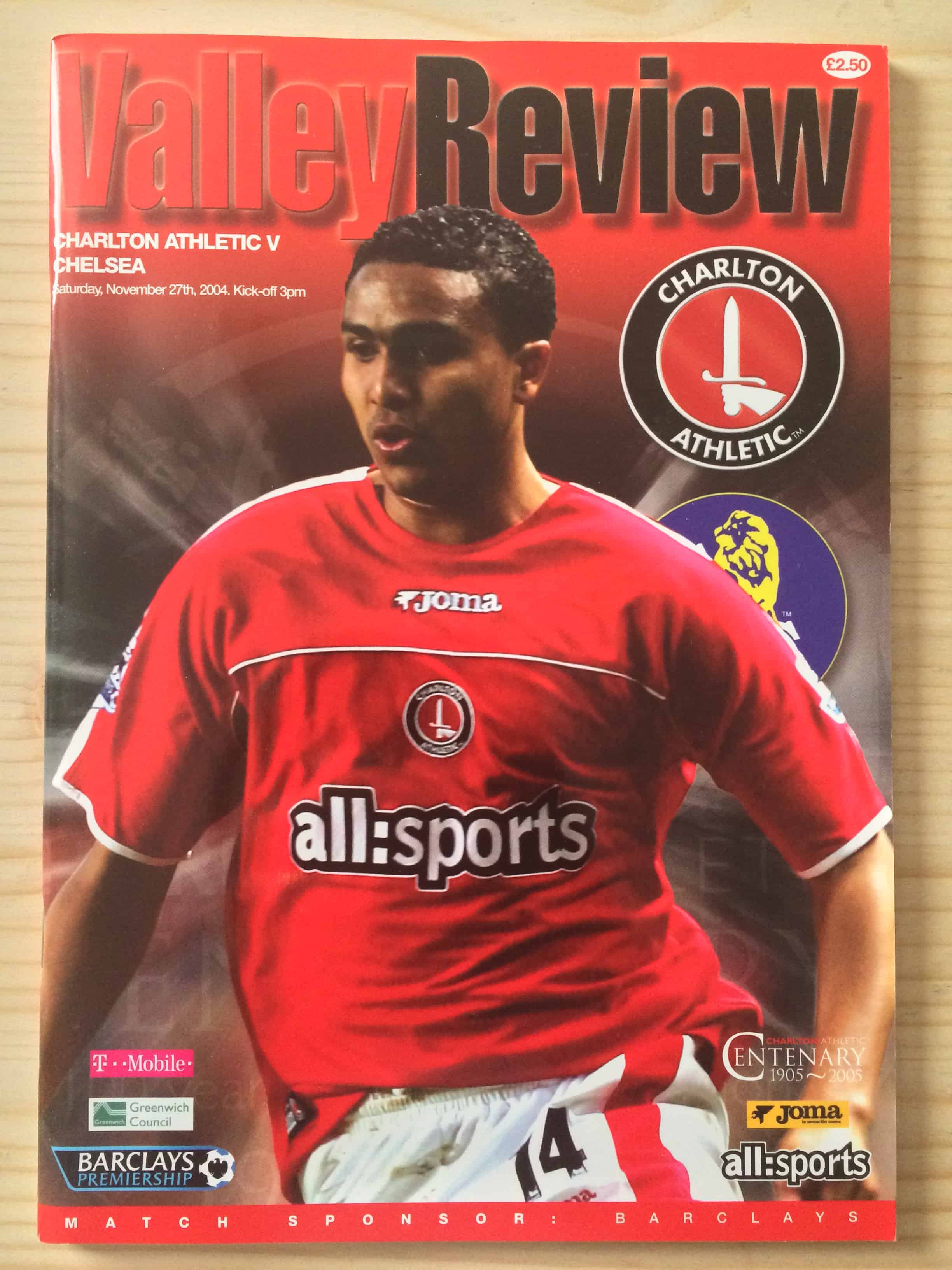 Charlton Athletic FC v Chelsea FC